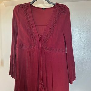 Bell sleeve dress